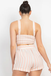 Sweet Peach Shorts Set